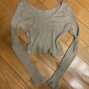 🌹5 for $50🌹Tan Long Sleeve Women's Top